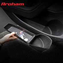Carica l'immagine nel visualizzatore di Gallery, 4 PCS Door Side Storage Box Front Back Door Handle Armrest Tray Organizer For Tesla Model 3 Model Y 2016-2021 Car Accessories