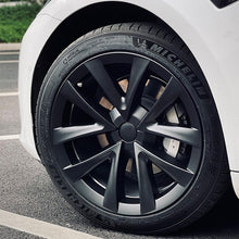 Charger l'image dans la galerie, 4PCS 18-Inch Hubcap Performance Replacement Wheel Cap Automobile Full Rim Cover For Tesla Model 3 2018-2023 Car Accessories