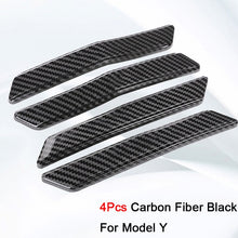 Charger l'image dans la galerie, Aroham For Tesla Model 3 Y 4Pcs Car Door Anti Collision Protector Bar Stickers Side Edge Guards Cover Protection Strip