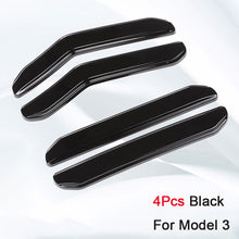 Charger l'image dans la galerie, Aroham For Tesla Model 3 Y 4Pcs Car Door Anti Collision Protector Bar Stickers Side Edge Guards Cover Protection Strip