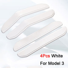 Charger l'image dans la galerie, Aroham For Tesla Model 3 Y 4Pcs Car Door Anti Collision Protector Bar Stickers Side Edge Guards Cover Protection Strip