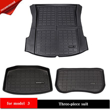 Load image into Gallery viewer, 2021 New Model 3 Car Front Trunk Mat For Tesla Model 3 2022 2023Accessories TPE Upper Trunk Mat Waterproof Lower Trunk Mat