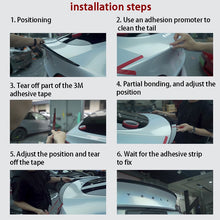 Load image into Gallery viewer, For Tesla Model Y/ Model 3 Spoiler Carbon Type Performance Carbon Fiber Rear Trunk Lip Carbon Fiber ABS Wing Car Styling