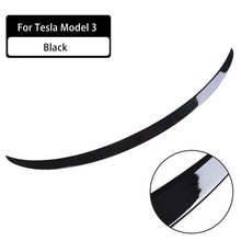 Load image into Gallery viewer, For Tesla Model Y/ Model 3 Spoiler Carbon Type Performance Carbon Fiber Rear Trunk Lip Carbon Fiber ABS Wing Car Styling