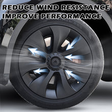 Charger l'image dans la galerie, For Japan 19-Inch Whirlwind Uberturbine Hubcap for Tesla Model Y 18 INCH MODEL 3 2017 2018 2019 2020 2021 2022 2023 Wheel Cap Replacement Automobile Cover Accessories