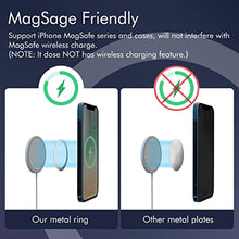 Carica l'immagine nel visualizzatore di Gallery, Car Phone Holder Mount for Tesla Model 3/X/Y/S, Marnana Invisible Magnetic Phone Mount for car, Foldaway Car Mount Phone Holder for MagSafe Design Compatible with iPhone Samsung Cell Phones - Black
