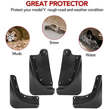 Cargar imagen en el visor de la galería, Aroham Tesla Model Y Mud Flaps Splash Guards (Set of Four) No Need to Drill Holes