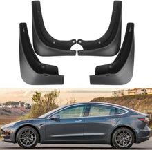 Cargar imagen en el visor de la galería, Aroham Tesla Model Y Mud Flaps Splash Guards (Set of Four) No Need to Drill Holes