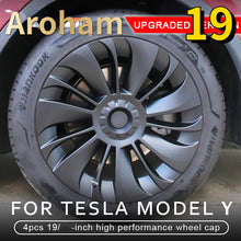 画像をギャラリービューアに読み込む, 4PCS for Tesla Model Y Hub Cap uberturbine Performance Replacement Wheel Cap 19 Inch Automobile Hubcap Full Cover Accessories 2020 2021 2022 2023