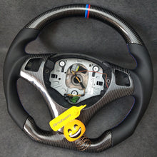 Load image into Gallery viewer, Aroham Carbon Fiber Steering Wheel With Smooth Leather For BMW M Sport M3 E90 E91 E92 E93 E87 E81 E82 E88 3 Series 2005-2017