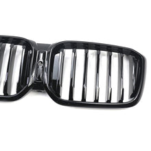 Charger l'image dans la galerie, Car Front Grills Kidney Grill Bumper Racing Grille Gloss Black Double Slat Single Line For BMW X3 X4 G01 G02 LCI 2022+