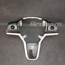 画像をギャラリービューアに読み込む, Carbon Fiber Steering Wheel Button Panel Decoration Cover Trim For Tesla Model 3 Model Y 2017 2018 2019 2020 2021