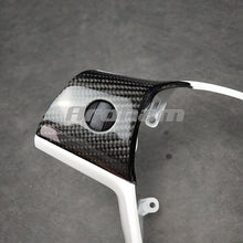 画像をギャラリービューアに読み込む, Carbon Fiber Steering Wheel Button Panel Decoration Cover Trim For Tesla Model 3 Model Y 2017 2018 2019 2020 2021