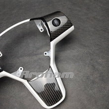 画像をギャラリービューアに読み込む, Carbon Fiber Steering Wheel Button Panel Decoration Cover Trim For Tesla Model 3 Model Y 2017 2018 2019 2020 2021