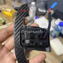 Charger l'image dans la galerie, Real Carbon Fiber Steering Wheel Shifter Paddle For BMW G20 G30 G01 G05 F22 F30 1 2 3 4 5 6 7 Series Gear Paddles