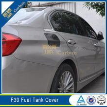 Charger l'image dans la galerie, For Toyota camry BMW F30 3 Series Real Dry Carbon Fiber Fuel Gas Tank Cap Cover 2012up