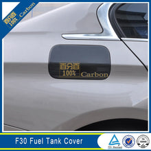 Charger l'image dans la galerie, For Toyota camry BMW F30 3 Series Real Dry Carbon Fiber Fuel Gas Tank Cap Cover 2012up