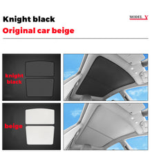 Load image into Gallery viewer, Aroham ModelY Split Upgrade Buckle Sun Shades Glass Roof Sunshade For Tesla Model Y 2022 2023Front Rear Sunroof Windshield Skylight