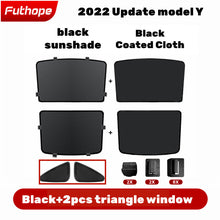 Load image into Gallery viewer, Aroham ModelY Split Upgrade Buckle Sun Shades Glass Roof Sunshade For Tesla Model Y 2022 2023Front Rear Sunroof Windshield Skylight