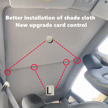 Load image into Gallery viewer, Aroham ModelY Split Upgrade Buckle Sun Shades Glass Roof Sunshade For Tesla Model Y 2022 2023Front Rear Sunroof Windshield Skylight