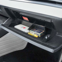 Cargar imagen en el visor de la galería, Glove Box Organizer Partition Plate for Tesla Model 3 2017-2021 2022 2023 Center Console Storage Glovebox Container Shelf