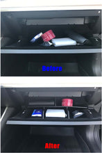 Cargar imagen en el visor de la galería, Glove Box Organizer Partition Plate for Tesla Model 3 2017-2021 2022 2023 Center Console Storage Glovebox Container Shelf