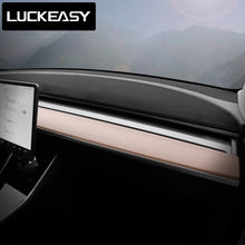 Cargar imagen en el visor de la galería, LUCKEASY For Tesla Model 3 2017-2023 Car Dashboard Decorative Cushion Model3 Center Console Light-Proof Pad Model Y Non-Slip Mat