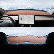 Cargar imagen en el visor de la galería, LUCKEASY For Tesla Model 3 2017-2023 Car Dashboard Decorative Cushion Model3 Center Console Light-Proof Pad Model Y Non-Slip Mat