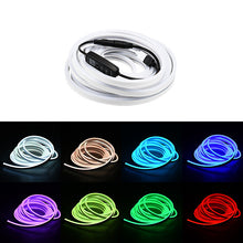 Load image into Gallery viewer, Aroham Front Ambient Light with RGB Adjustable Color Bluetooth Control Led Light Bar For Tesla Model 3 Y S X Car Accessories