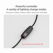 Load image into Gallery viewer, Aroham Front Ambient Light with RGB Adjustable Color Bluetooth Control Led Light Bar For Tesla Model 3 Y S X Car Accessories