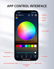 Load image into Gallery viewer, Aroham Front Ambient Light with RGB Adjustable Color Bluetooth Control Led Light Bar For Tesla Model 3 Y S X Car Accessories