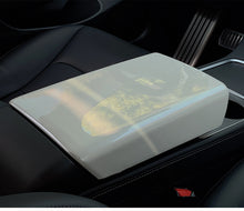 Carica l'immagine nel visualizzatore di Gallery, Tesla Model3 model y armrest case cover special central control carbon fiber panel cover patch protection interior decoration modification