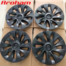 Load and play video in Gallery viewer, Aroham Free Shipping 4PCS Car Whirlwind Uberturbine Hubcap Wheel Cover 18-inch For Tesla Model 3 19-inch For Model Y 2017~2023 High Quality Replacement Wheel Cap Accessories
