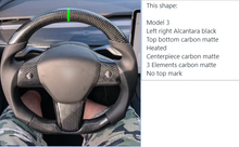 Carica l'immagine nel visualizzatore di Gallery, DIY Personalised steering wheels for tesla