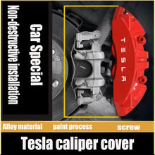 Cargar imagen en el visor de la galería, Aroham Tesla caliper cover Model 3/X/S/Y car modification custom special aluminum alloy car brake caliper cover