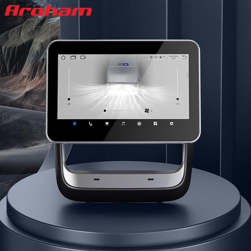 Touch display Screen Rear Seat intelligent control & Entertainment system 8Inch Android 11 HD Video AC Panel For Tesla Model 3 Y