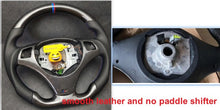 Load image into Gallery viewer, Aroham Carbon Fiber Steering Wheel With Smooth Leather For BMW M Sport M3 E90 E91 E92 E93 E87 E81 E82 E88 3 Series 2005-2017