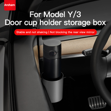 Cargar imagen en el visor de la galería, Aroham Water Cup Holder Door Handle Coffee Drink Holder For Tesla Model 3 Model Y 2021 2022 2023 Car Accessories
