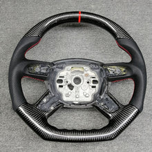 Load image into Gallery viewer, Refit Carbon fiber Leather steering wheel For Audi A3 A2 A5 A6 A7 A4L A6L Q3 Q5L Q7 A1 TT A8 2014 2015 2016 2017 2018 2019 2020