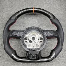 Load image into Gallery viewer, Refit Carbon fiber Leather steering wheel For Audi A3 A2 A5 A6 A7 A4L A6L Q3 Q5L Q7 A1 TT A8 2014 2015 2016 2017 2018 2019 2020