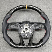 Load image into Gallery viewer, Refit Carbon fiber Leather steering wheel For Audi A3 A2 A5 A6 A7 A4L A6L Q3 Q5L Q7 A1 TT A8 2014 2015 2016 2017 2018 2019 2020