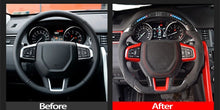 Load image into Gallery viewer, Refit Car LED Carbon fiber steering wheel For Land Rover Range Rover Velar Discovery Sport 3 4 Defender Freelander 2002-2020