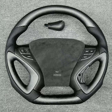 Load image into Gallery viewer, Carbon Fiber Steering Wheel For Hyundai Elantra ix35 Tucson Accent Sonata Solaris I30 Veloster Santa Fe Rohens Coupe IX25 Equus