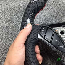 Load image into Gallery viewer, Carbon Fiber Steering Wheel For Hyundai Elantra ix35 Tucson Accent Sonata Solaris I30 Veloster Santa Fe Rohens Coupe IX25 Equus