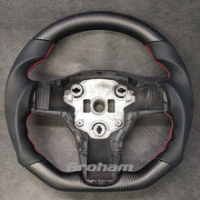 画像をギャラリービューアに読み込む, High Quality Matte Alcantara Carbon Fiber YOKE Steering Wheel For Tesla Model 3 Model Y 2017 2018 2019 2020 2021 Car Accessories