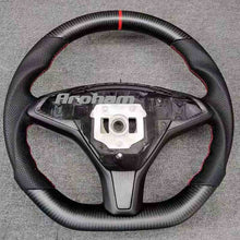 画像をギャラリービューアに読み込む, High Quality Matte Alcantara Carbon Fiber YOKE Steering Wheel For Tesla Model 3 Model Y 2017 2018 2019 2020 2021 Car Accessories