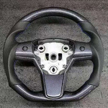 画像をギャラリービューアに読み込む, High Quality Matte Alcantara Carbon Fiber YOKE Steering Wheel For Tesla Model 3 Model Y 2017 2018 2019 2020 2021 Car Accessories