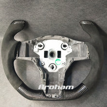 画像をギャラリービューアに読み込む, High Quality Matte Alcantara Carbon Fiber YOKE Steering Wheel For Tesla Model 3 Model Y 2017 2018 2019 2020 2021 Car Accessories