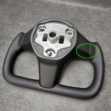 Charger l'image dans la galerie, Yoke Steering Wheel For Tesla Model 3 Model Y No Heating Matta/Gloss Carbon Fiber Alcantara or Full Leather