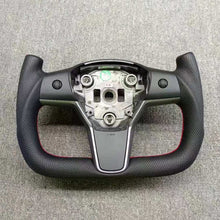 画像をギャラリービューアに読み込む, Yoke Steering Wheel No Heating Custom Carbon Fiber Or Full Leather For Tesla Model 3 Model Y 2017 2018 2019 2020 2021 2022 2023
